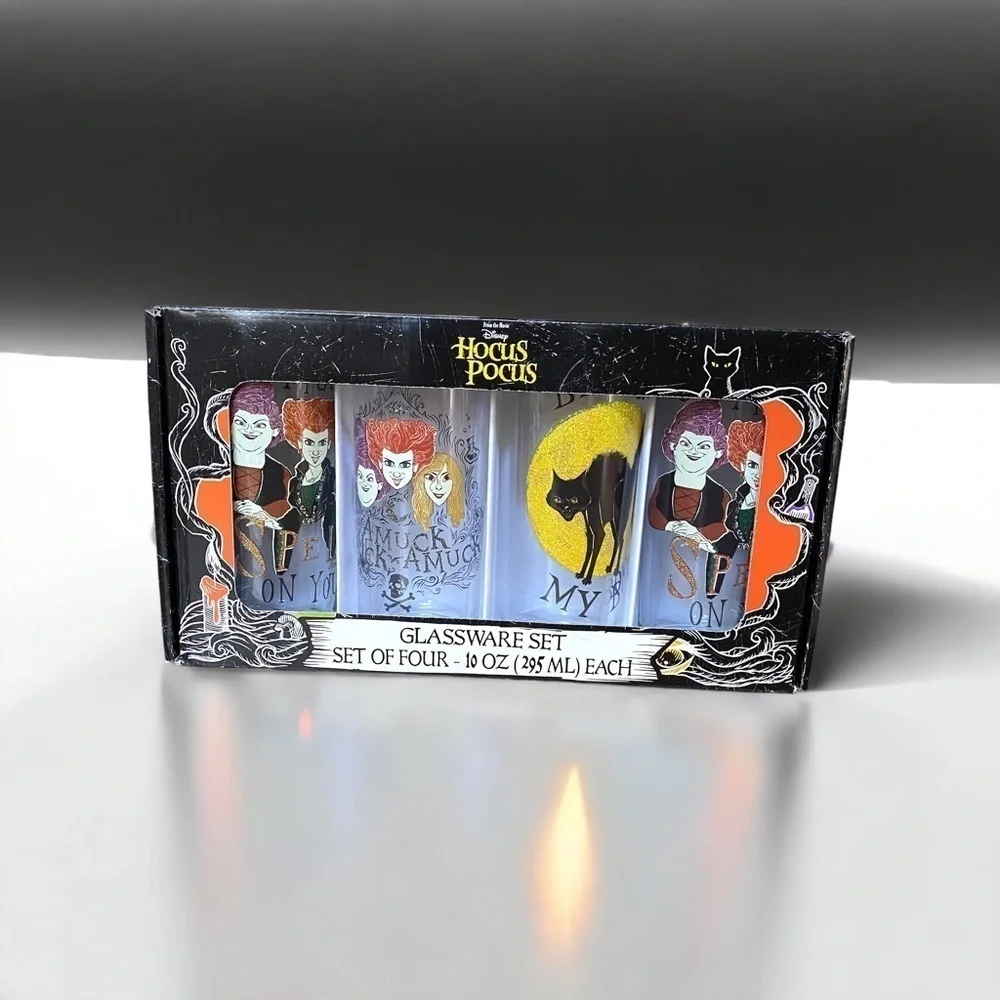 Disney Hocus Pocus Glassware Set